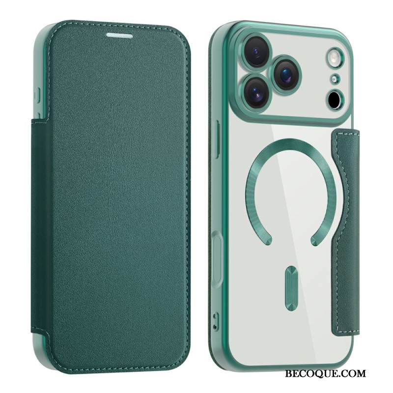 Nahkakotelo iPhone 17 Pro Max Magsafe-yhteensopiva Rfid-eston Kanssa Suojakuori