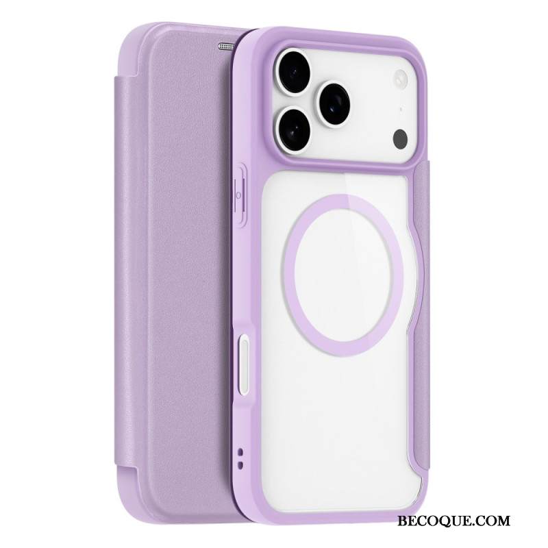 Nahkakotelo iPhone 17 Pro Max Magsafe-yhteensopiva Skin X Pro -sarja Dux Ducis