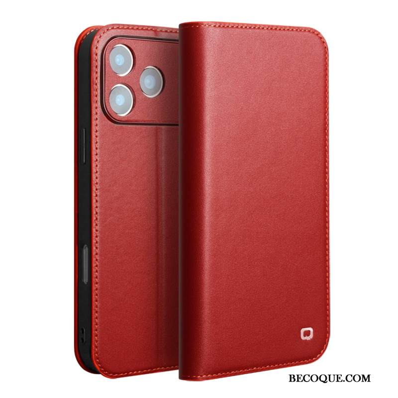 Nahkakotelo iPhone 17 Pro Max Qialino