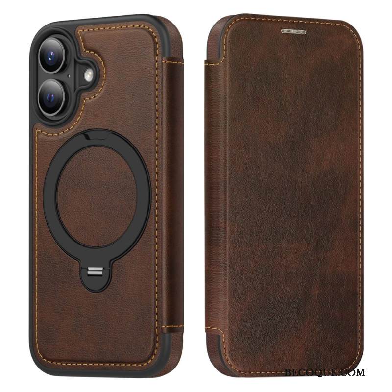 Nahkakotelo iPhone 17 Puhelinkuoret Magsafe-integroitu Rfid-esto