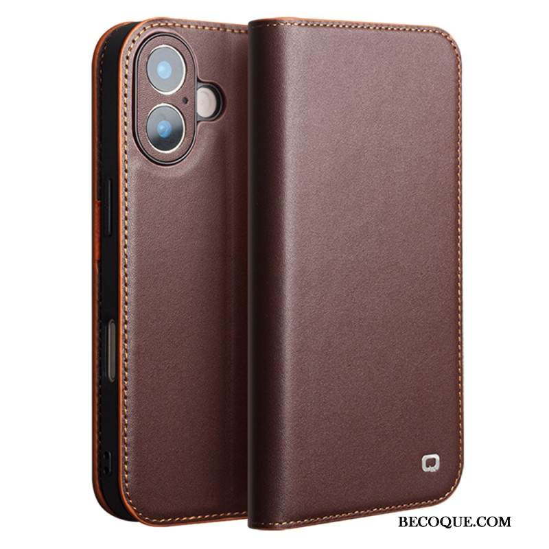 Nahkakotelo iPhone 17 Qialino Nahka Suojakuori