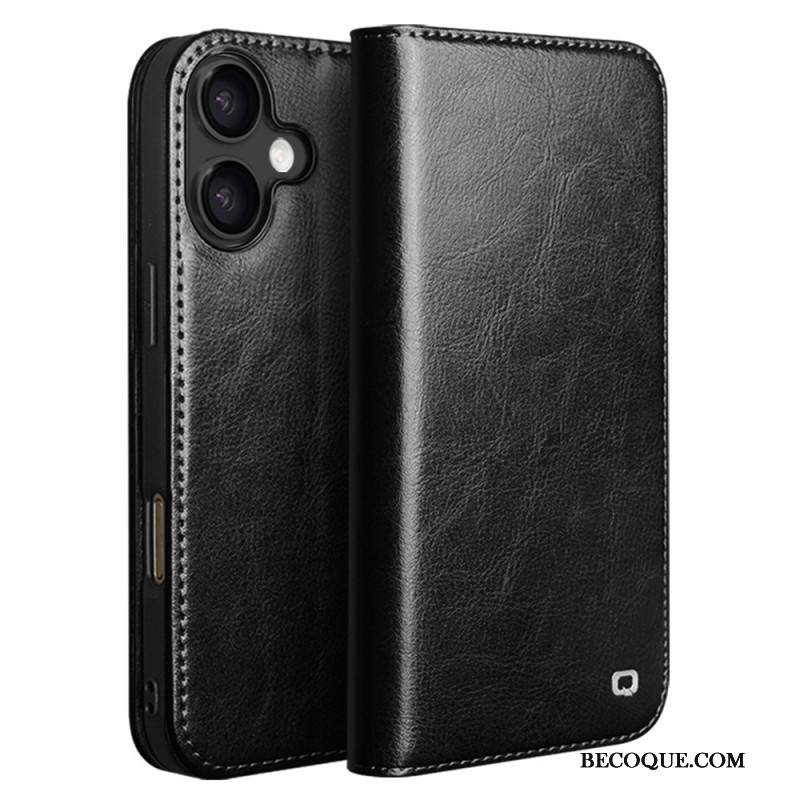 Nahkakotelo iPhone 17 Qialino Nahkalompakko