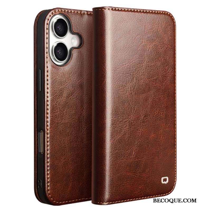 Nahkakotelo iPhone 17 Qialino Nahkalompakko