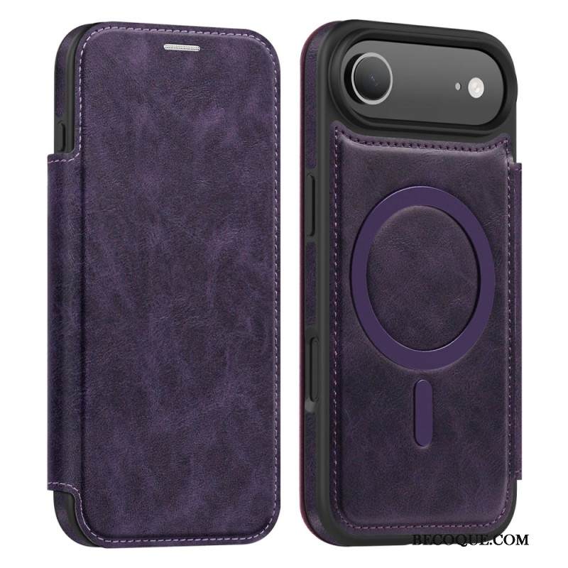 Nahkakotelo iPhone Air Magsafe-yhteensopiva Rfid-korttikotelon Kanssa Suojakuori