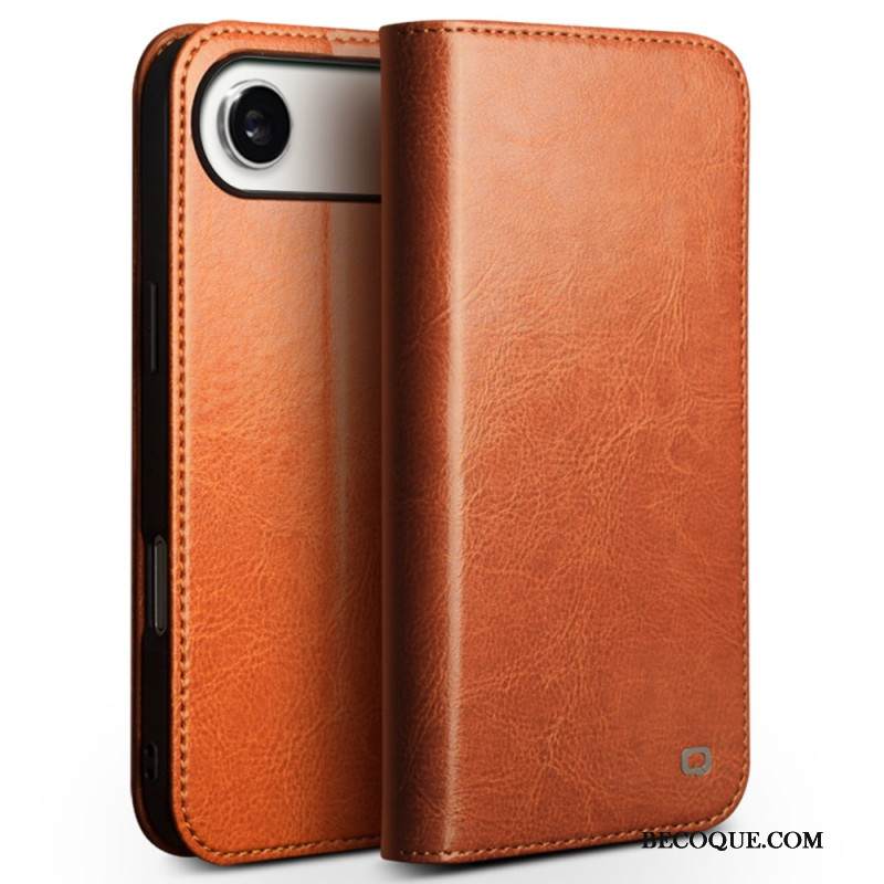 Nahkakotelo iPhone Air Puhelinkuoret Aitoa Nahkaa Qialino