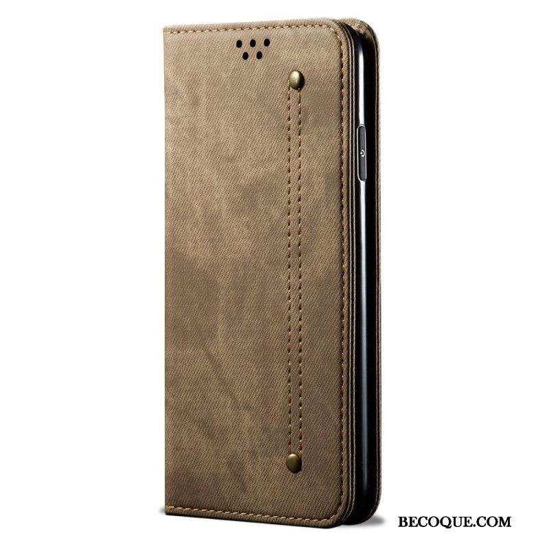 Puhelinkuoret Huawei P60 Pro Kotelot Flip Farkkukangas