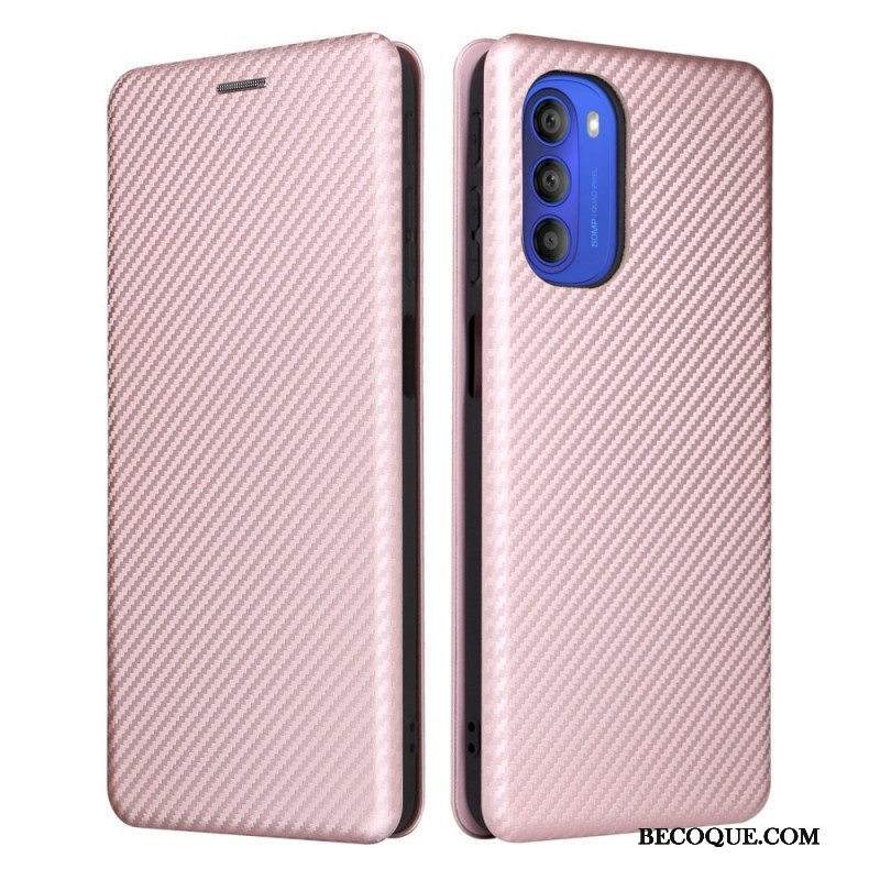 Puhelinkuoret Moto G51 5G Kotelot Flip Värillinen Hiilisilikoni