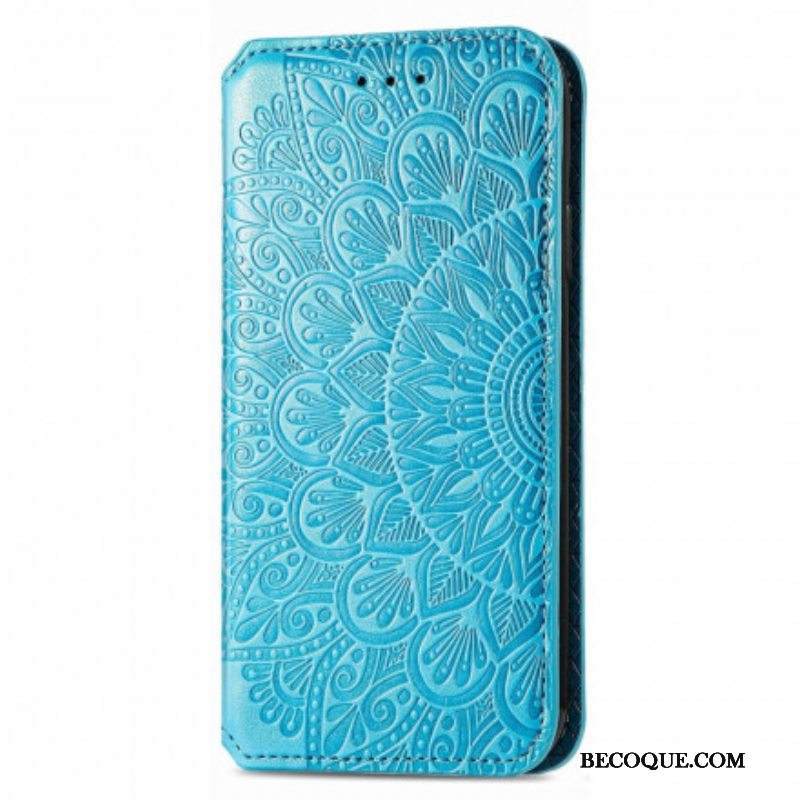 Puhelinkuoret Motorola Edge 20 Pro Kotelot Flip Mandala