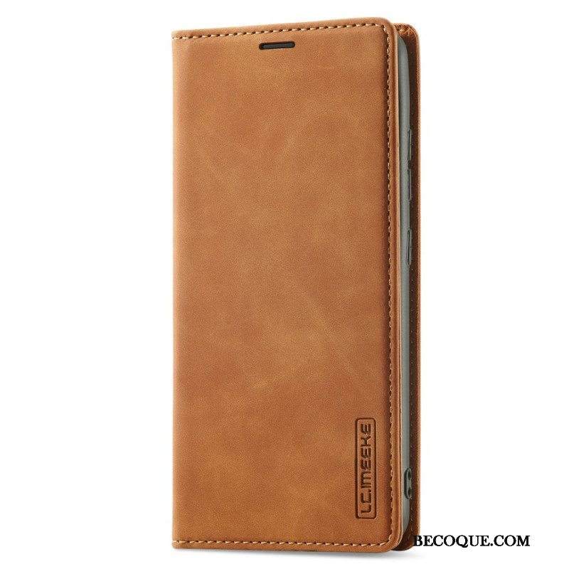 Puhelinkuoret Samsung Galaxy A13 Kotelot Flip Lc.imeeke Nahkaefekti