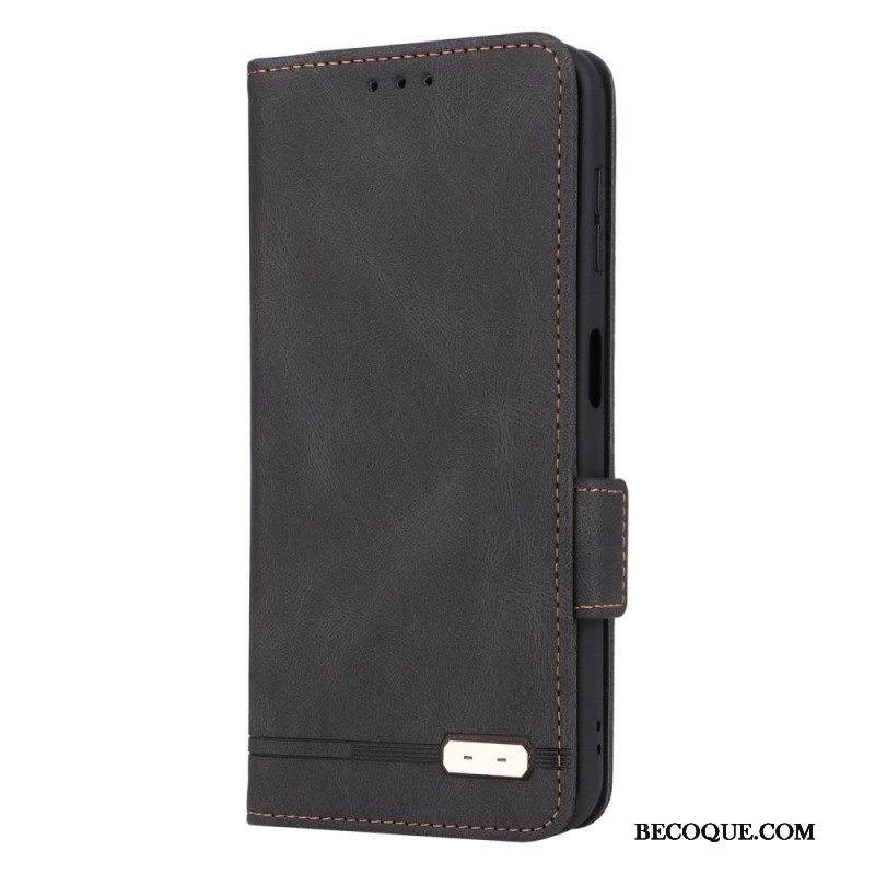 Puhelinkuoret Samsung Galaxy A14 / A14 5G Kotelot Flip Nahan Rakenne