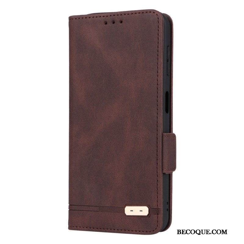 Puhelinkuoret Samsung Galaxy A14 / A14 5G Kotelot Flip Nahan Rakenne