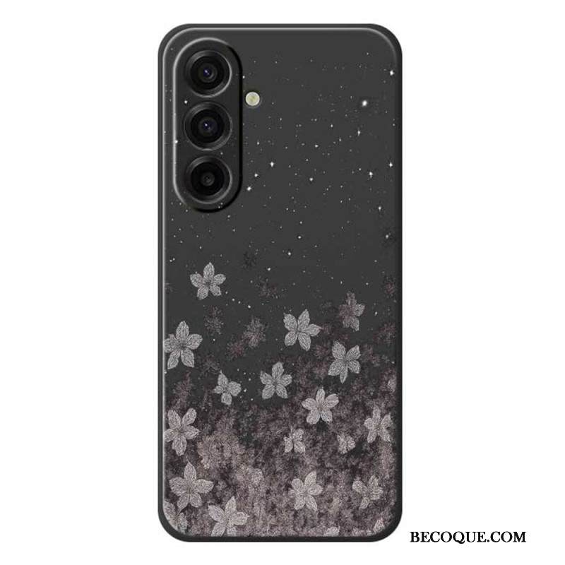 Puhelinkuoret Samsung Galaxy A17 4g / 5g Harmaa Kukkakuvio