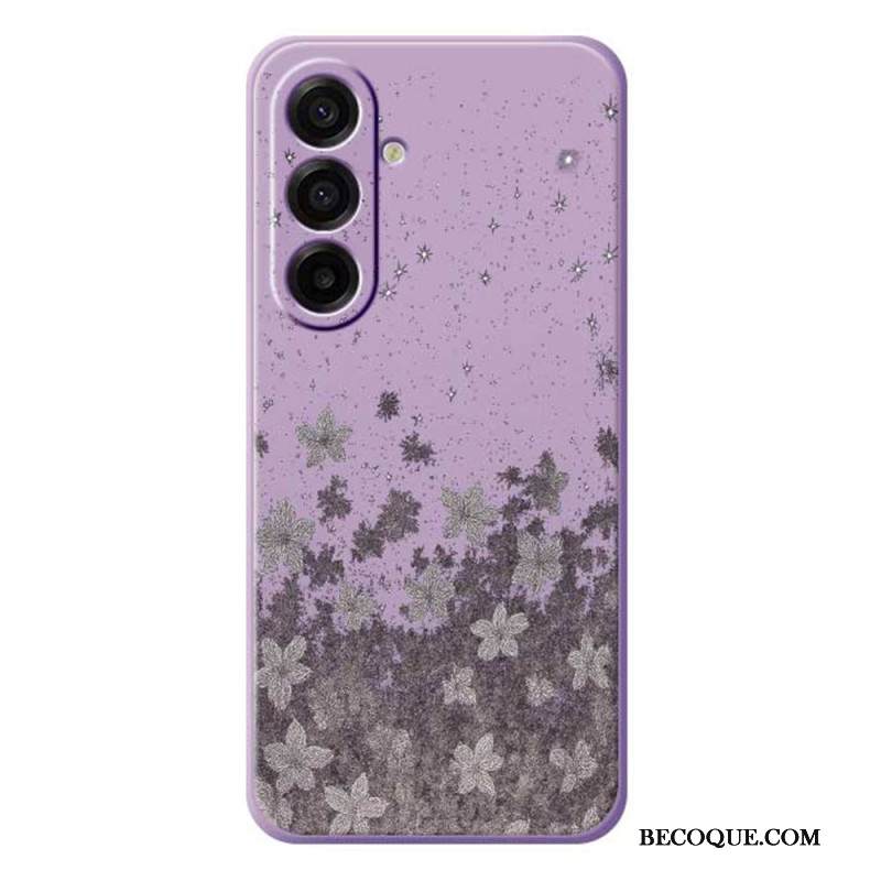 Puhelinkuoret Samsung Galaxy A17 4g / 5g Harmaa Kukkakuvio