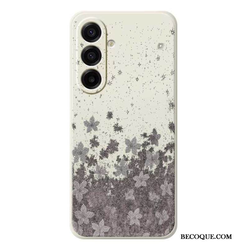 Puhelinkuoret Samsung Galaxy A17 4g / 5g Harmaa Kukkakuvio