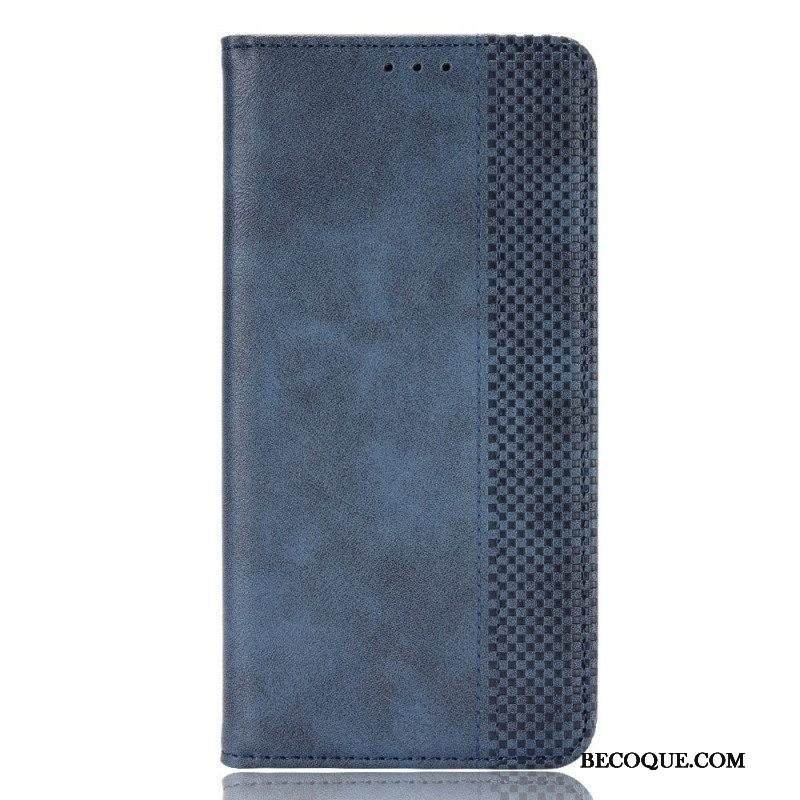 Puhelinkuoret Samsung Galaxy M23 5G Kotelot Flip Tyylitelty Vintage-nahkaefekti