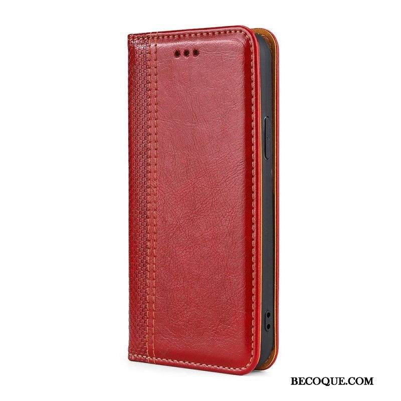 Puhelinkuoret Samsung Galaxy M32 Kotelot Flip Vintage Nahkatyyli