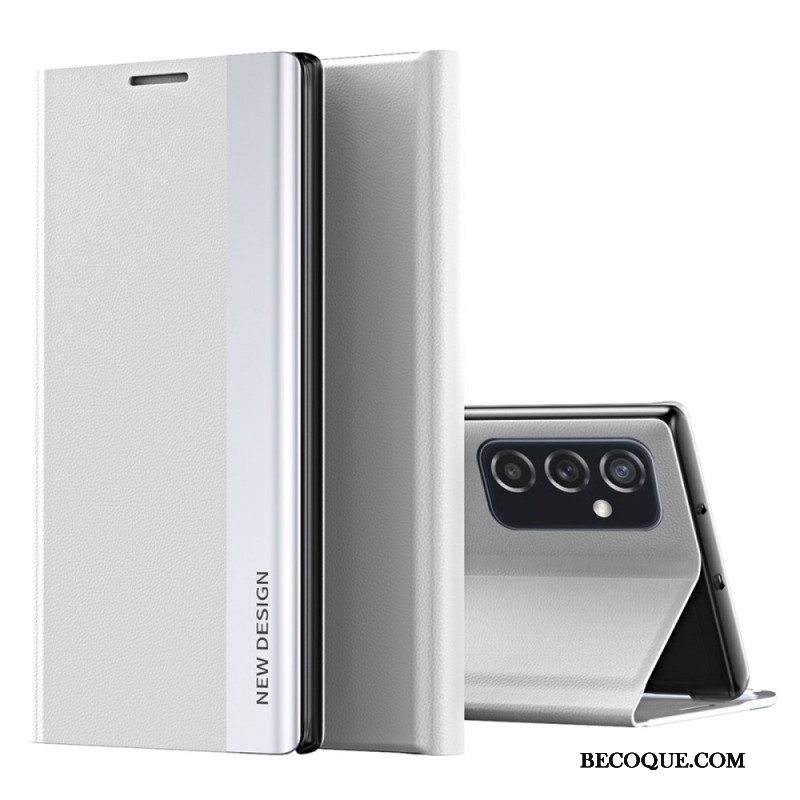 Puhelinkuoret Samsung Galaxy M52 5G Kotelot Flip Litchi Keinonahkainen Magneettilukko