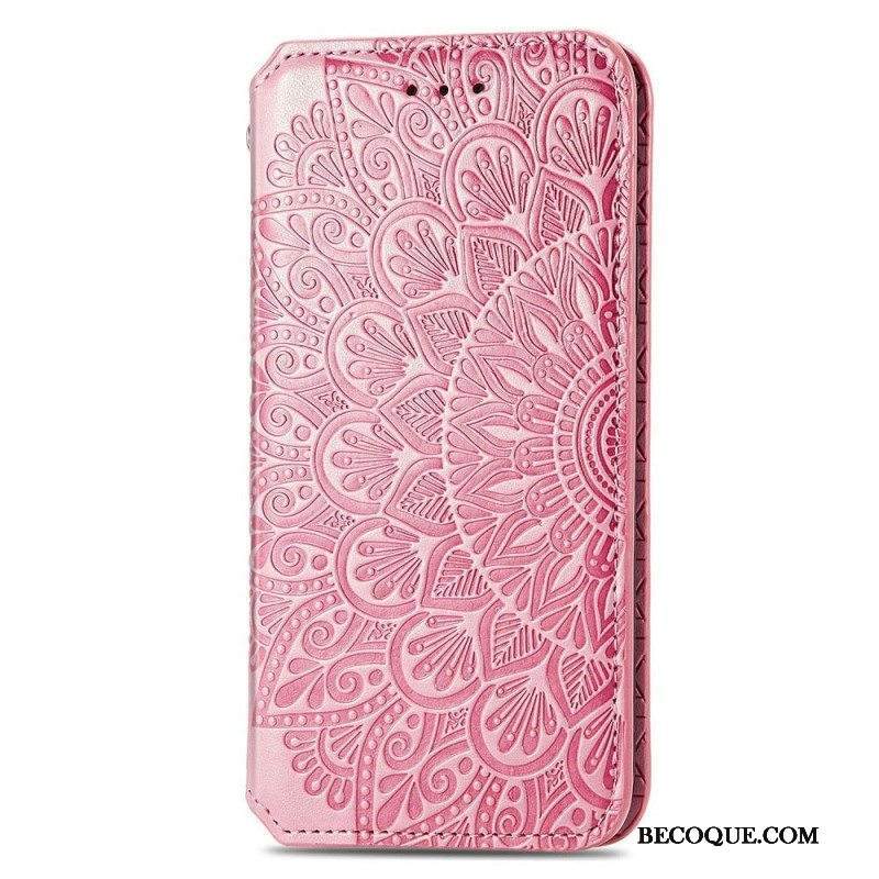 Puhelinkuoret Samsung Galaxy M53 5G Kotelot Flip Mandala