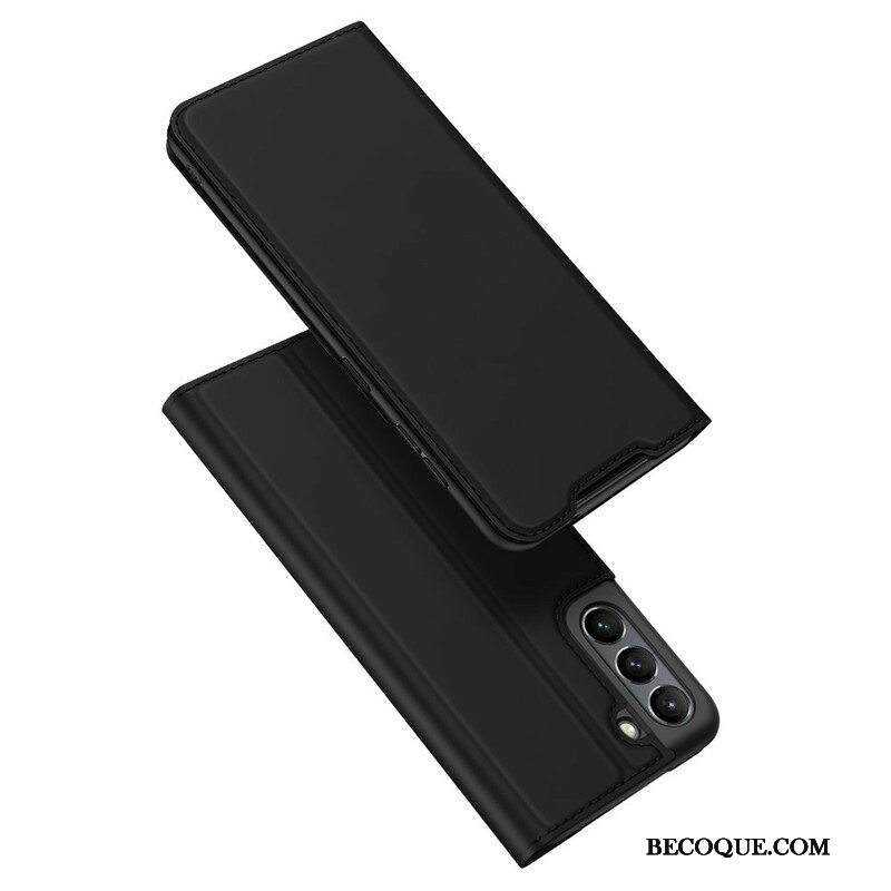 Puhelinkuoret Samsung Galaxy S21 FE Kotelot Flip Skin Pro Dux Ducis