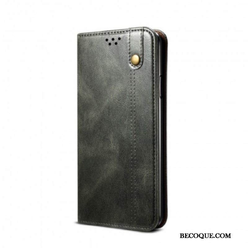 Puhelinkuoret Samsung Galaxy S21 Ultra 5G Kotelot Flip Vahattua Tekonahkaa