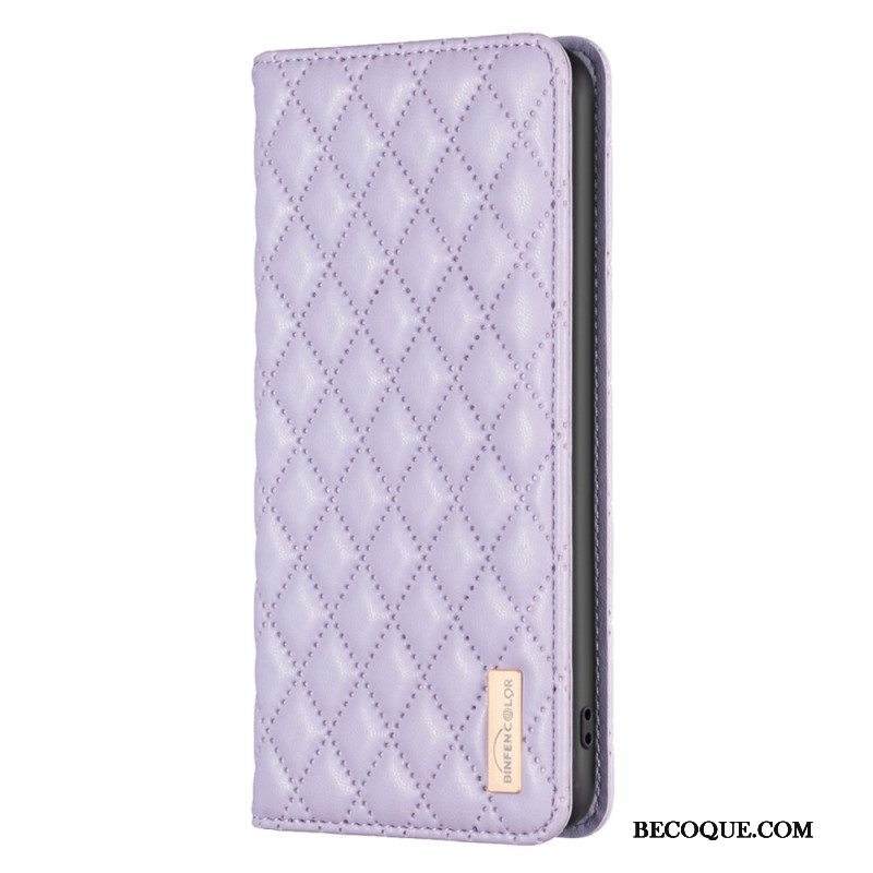 Puhelinkuoret Samsung Galaxy S23 5G Kotelot Flip Tikattu Binfen Väri