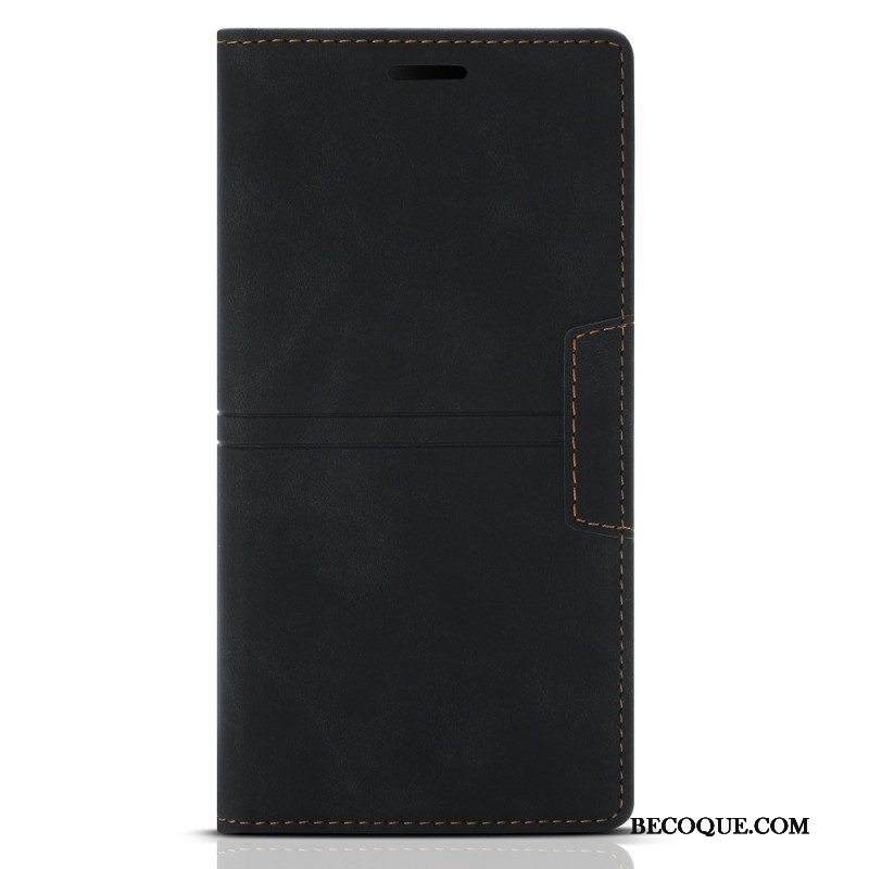 Puhelinkuoret Samsung Galaxy S23 Plus 5G Kotelot Flip Tyylikäs Nahkaompelumagneettinen Lukko