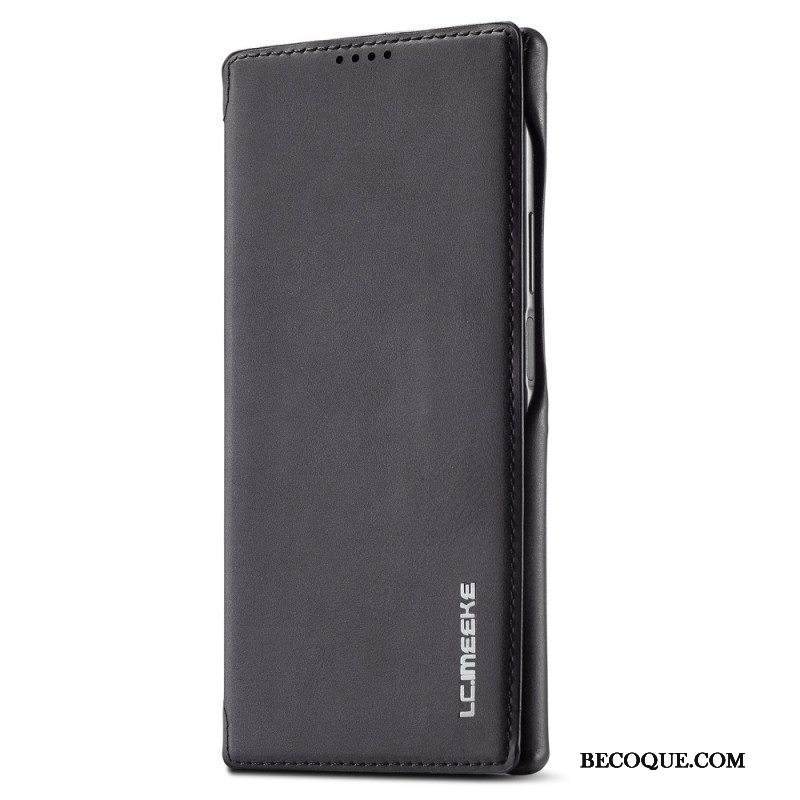 Puhelinkuoret Samsung Galaxy S23 Ultra 5G Kotelot Flip Nahkaefekti Lc.imeeke Nahkaefekti