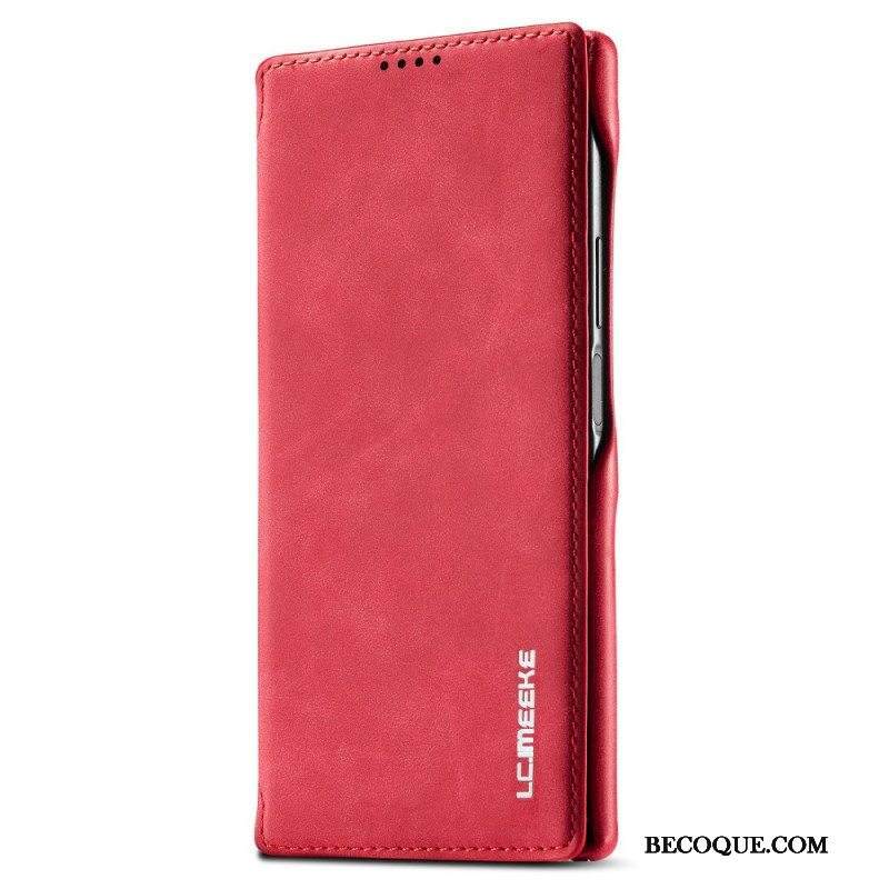 Puhelinkuoret Samsung Galaxy S23 Ultra 5G Kotelot Flip Nahkaefekti Lc.imeeke Nahkaefekti