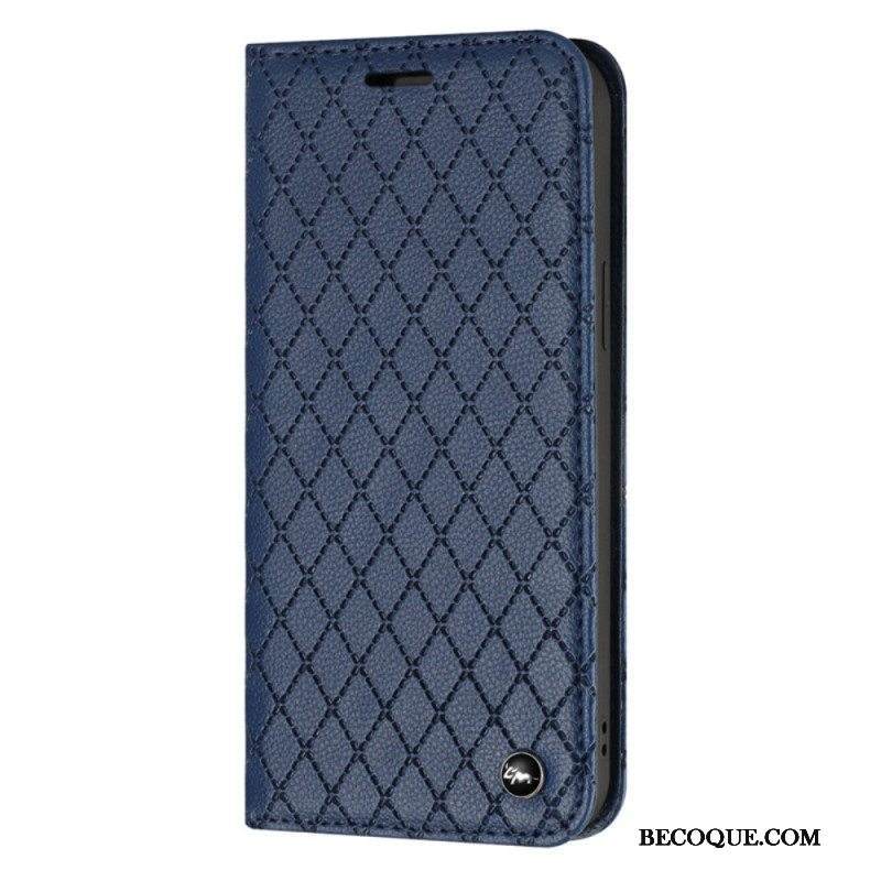 Puhelinkuoret Samsung Galaxy S23 Ultra 5G Kotelot Flip Rfid-timantit