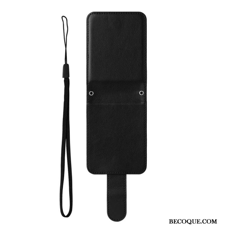 Puhelinkuoret Samsung Galaxy Z Flip 7 Fe Nahkakuvioinen Korttikotelo