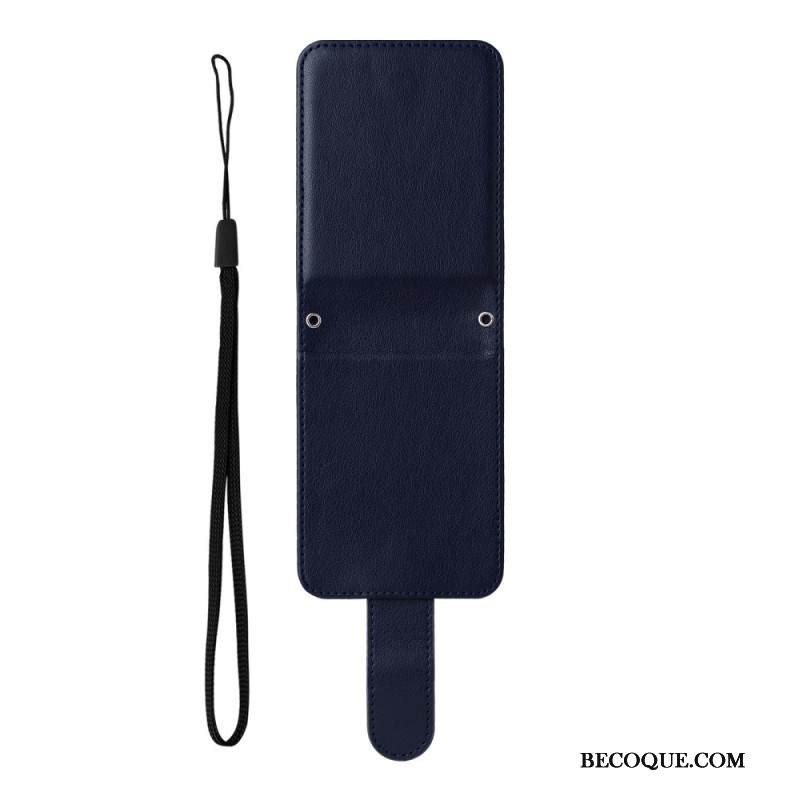 Puhelinkuoret Samsung Galaxy Z Flip 7 Fe Nahkakuvioinen Korttikotelo