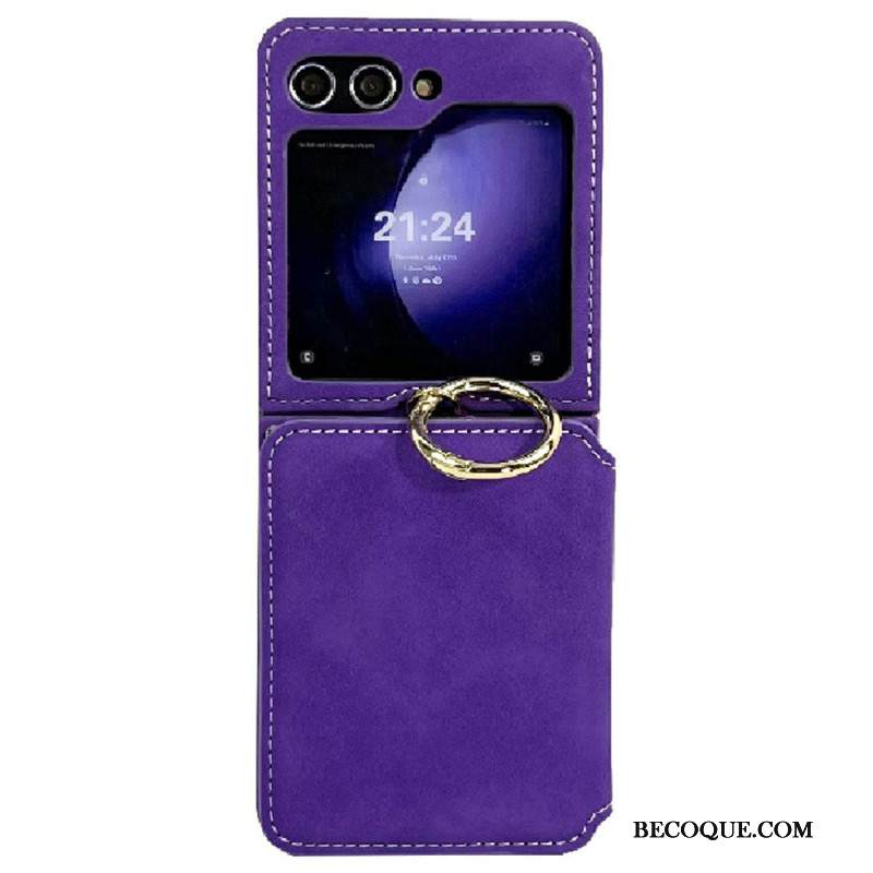 Puhelinkuoret Samsung Galaxy Z Flip 7 Korttikotelo Ja Irrotettava Ketju