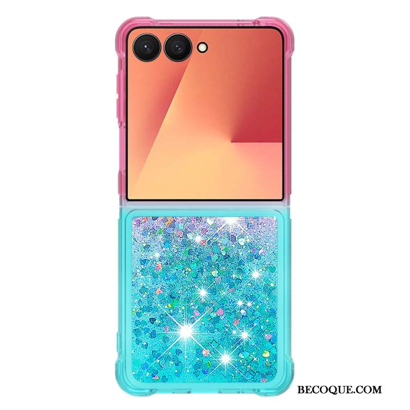 Puhelinkuoret Samsung Galaxy Z Flip 7 Liukuvärjätyt Paljetit