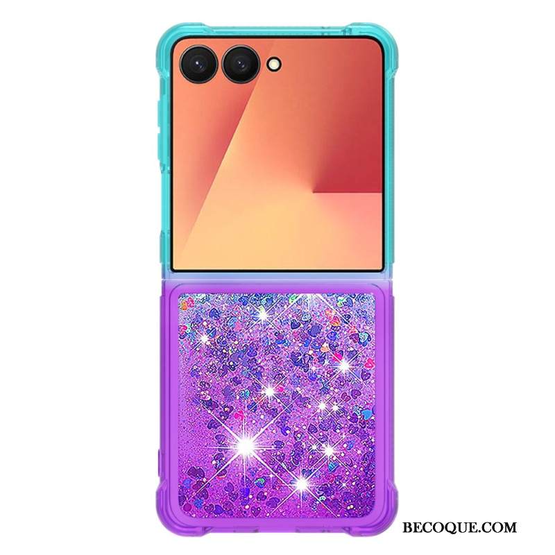 Puhelinkuoret Samsung Galaxy Z Flip 7 Liukuvärjätyt Paljetit