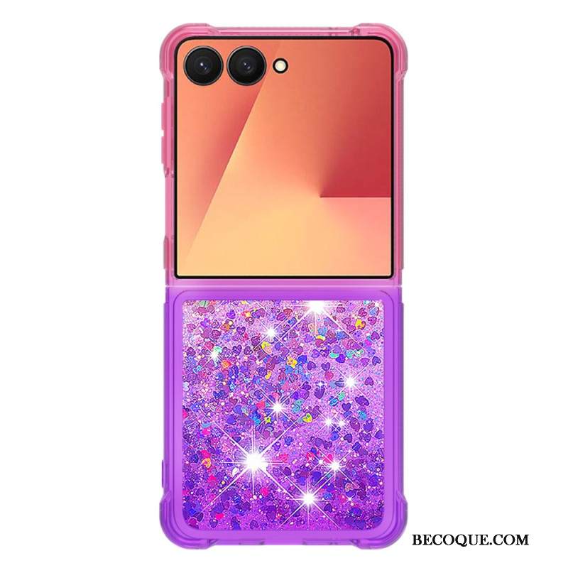 Puhelinkuoret Samsung Galaxy Z Flip 7 Liukuvärjätyt Paljetit