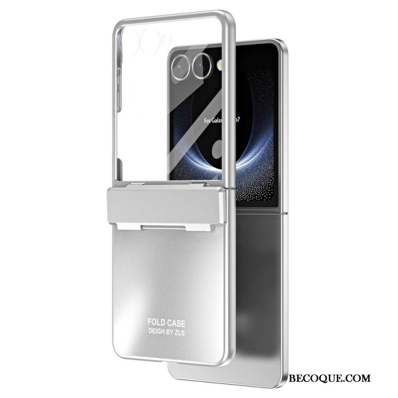 Puhelinkuoret Samsung Galaxy Z Flip 7 Metallinen Efekti Näytönsuojalla