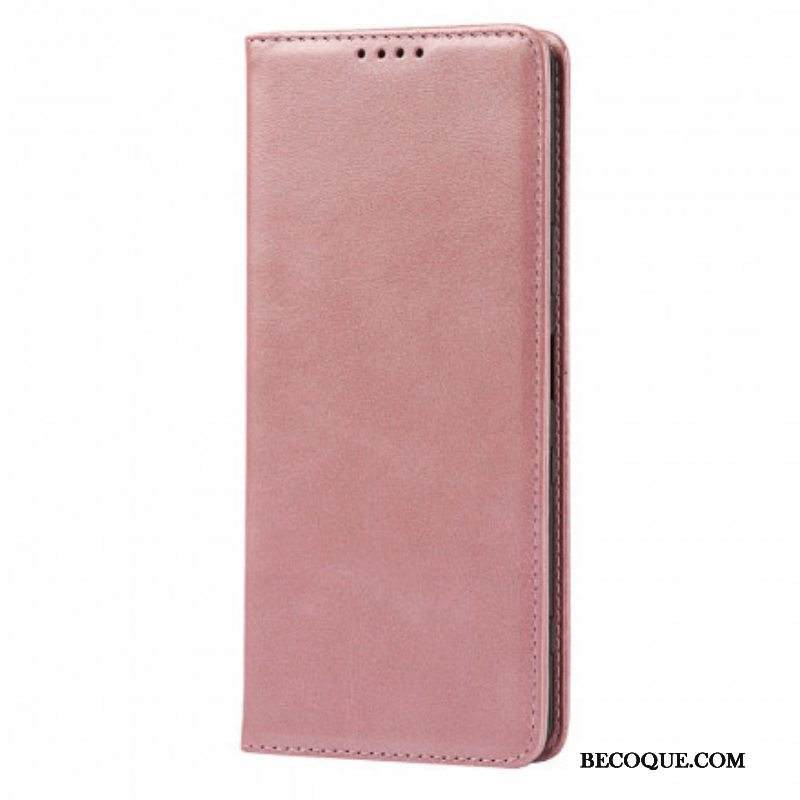 Puhelinkuoret Sony Xperia 1 III Kotelot Flip Klassinen Aitoa Nahkaa