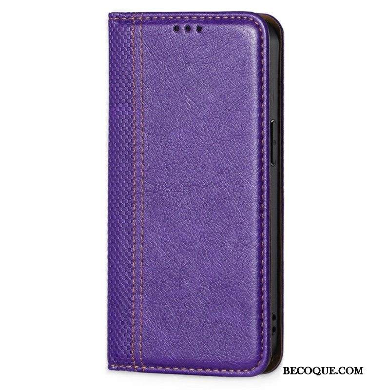 Puhelinkuoret Xiaomi 12 Pro Kotelot Flip Vintage Nahkaefekti