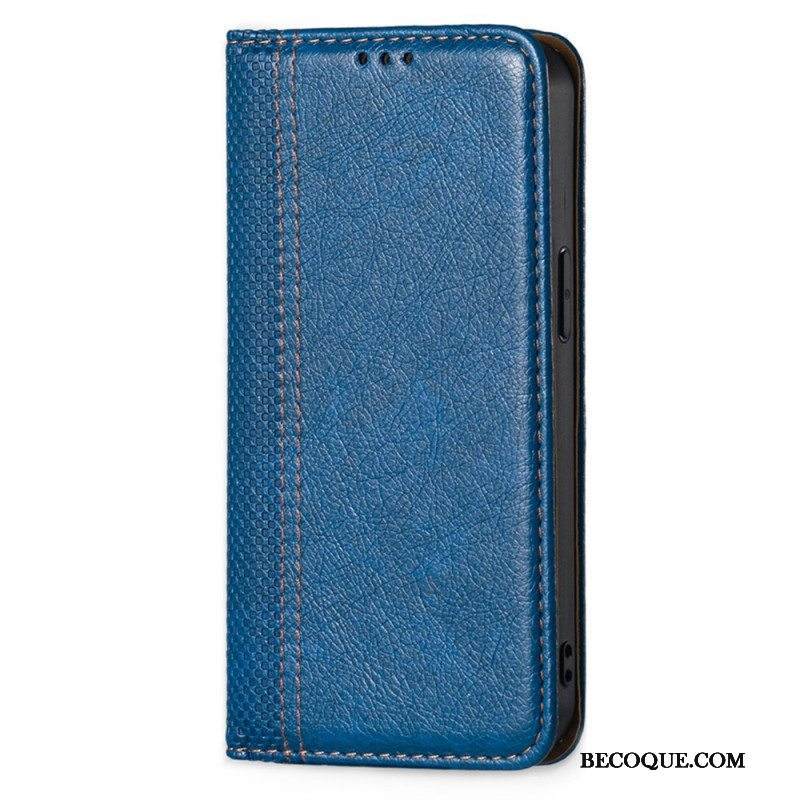 Puhelinkuoret Xiaomi 12 Pro Kotelot Flip Vintage Nahkaefekti