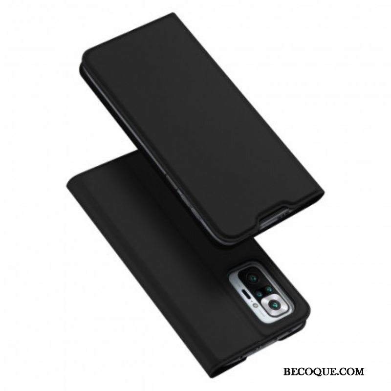 Puhelinkuoret Xiaomi Redmi Note 10 Pro Kotelot Flip Skin Pro Dux Ducis