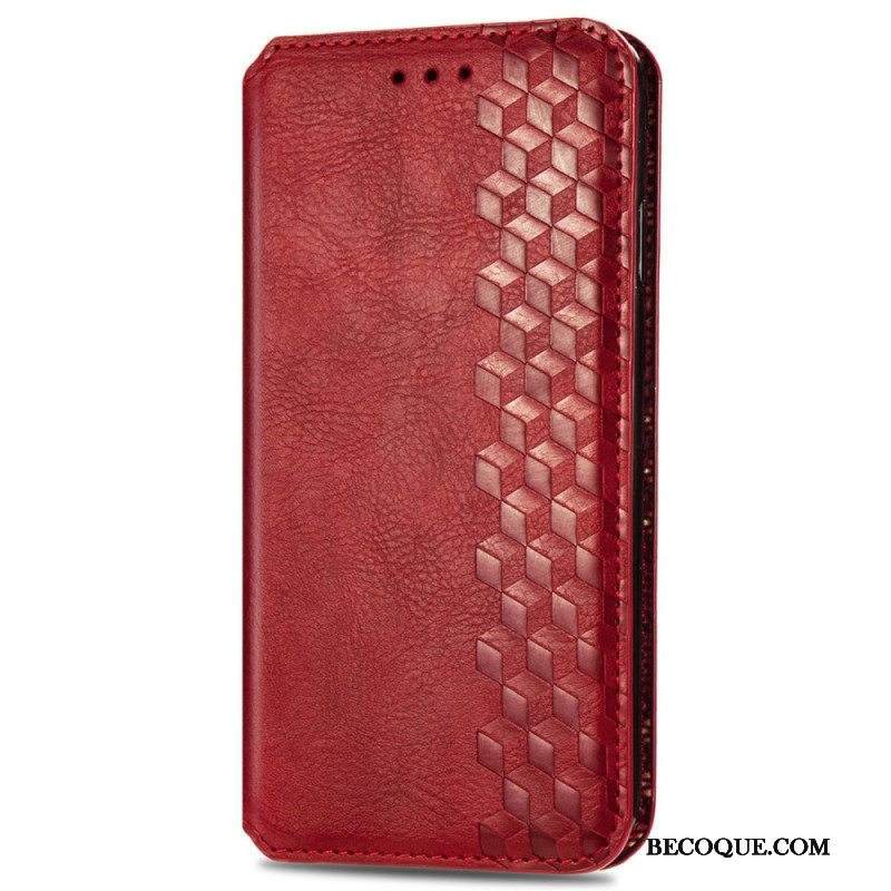 Puhelinkuoret Xiaomi Redmi Note 11 / 11S Kotelot Flip Nahkaefekti Diamond Texture