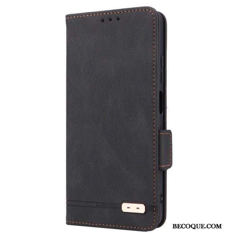 Puhelinkuoret Xiaomi Redmi Note 12 Pro Kotelot Flip Tyylikäs Nahkaefekti