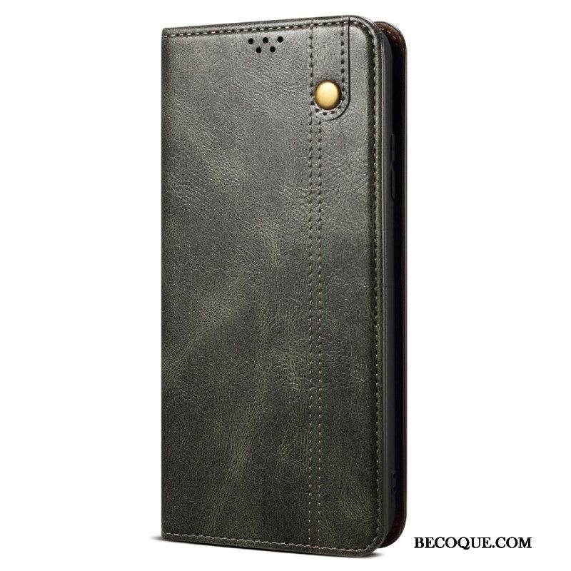 Puhelinkuoret Xiaomi Redmi Note 12 Pro Plus Kotelot Flip Vahattua Tekonahkaa