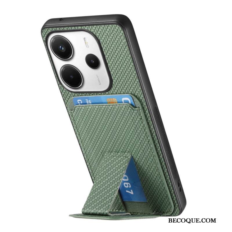 Puhelinkuoret Xiaomi Redmi Note 14 5g Hiilikuitukuvioinen Korttikotelo