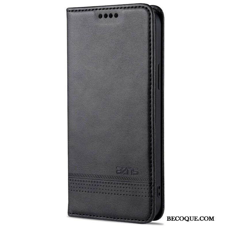 Puhelinkuoret iPhone 13 Pro Kotelot Flip Azns-nahkamuotoilu