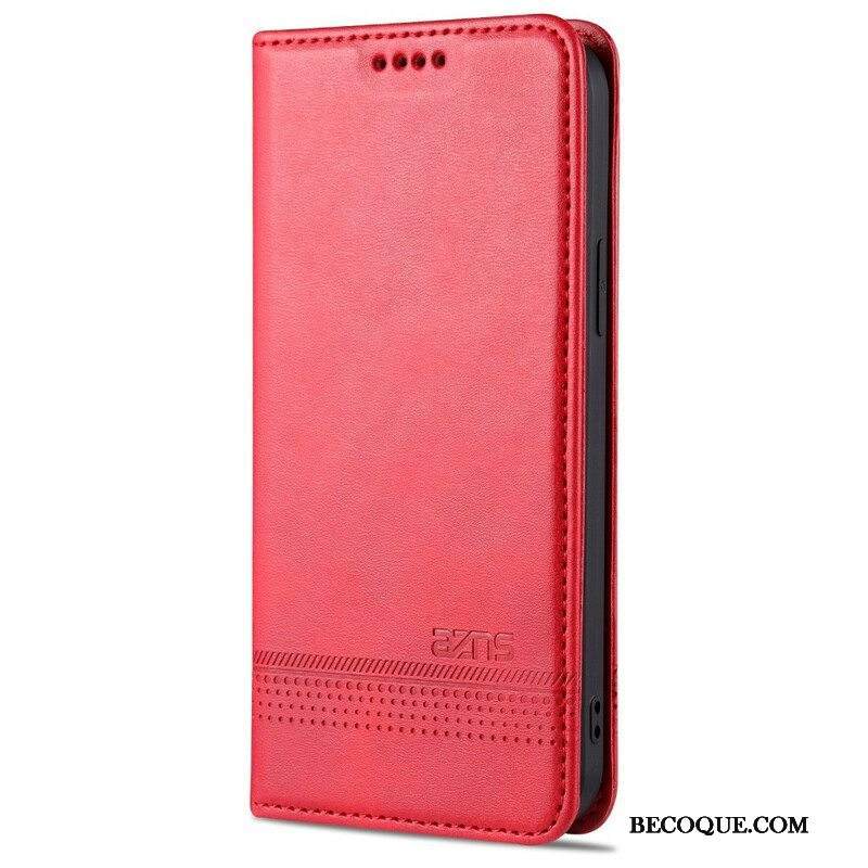 Puhelinkuoret iPhone 13 Pro Kotelot Flip Azns-nahkamuotoilu