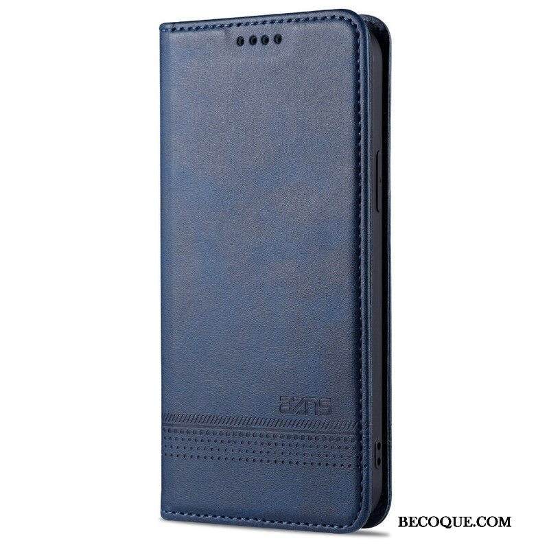 Puhelinkuoret iPhone 13 Pro Kotelot Flip Azns-nahkamuotoilu