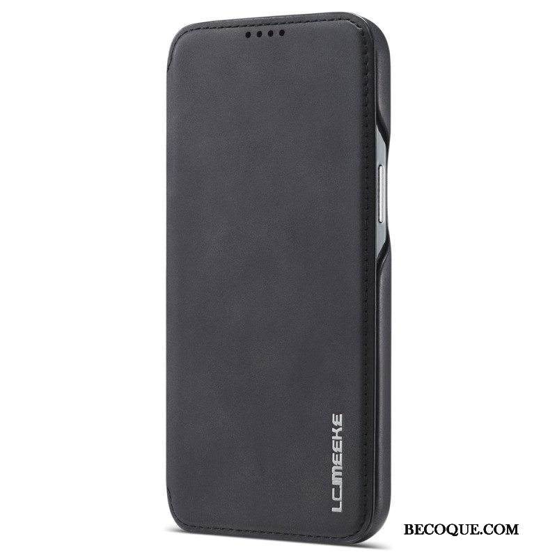 Puhelinkuoret iPhone 14 Kotelot Flip Lc.imeeke Nahkaefekti