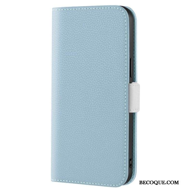 Puhelinkuoret iPhone 14 Kotelot Flip Litsi Tekonahkaa