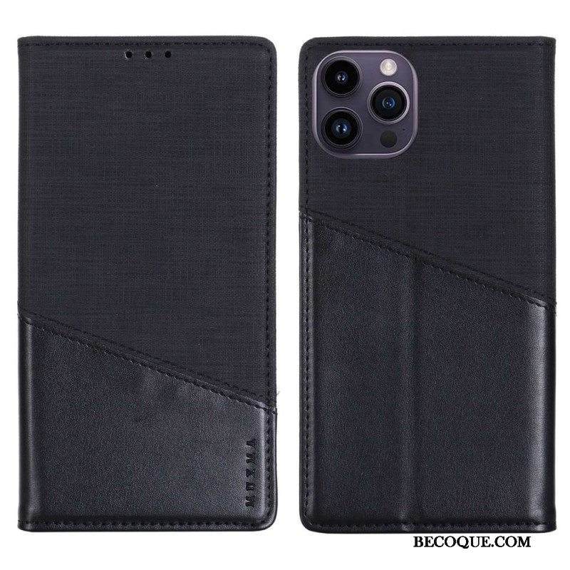 Puhelinkuoret iPhone 14 Pro Kotelot Flip Rfid Canvas -tyyli